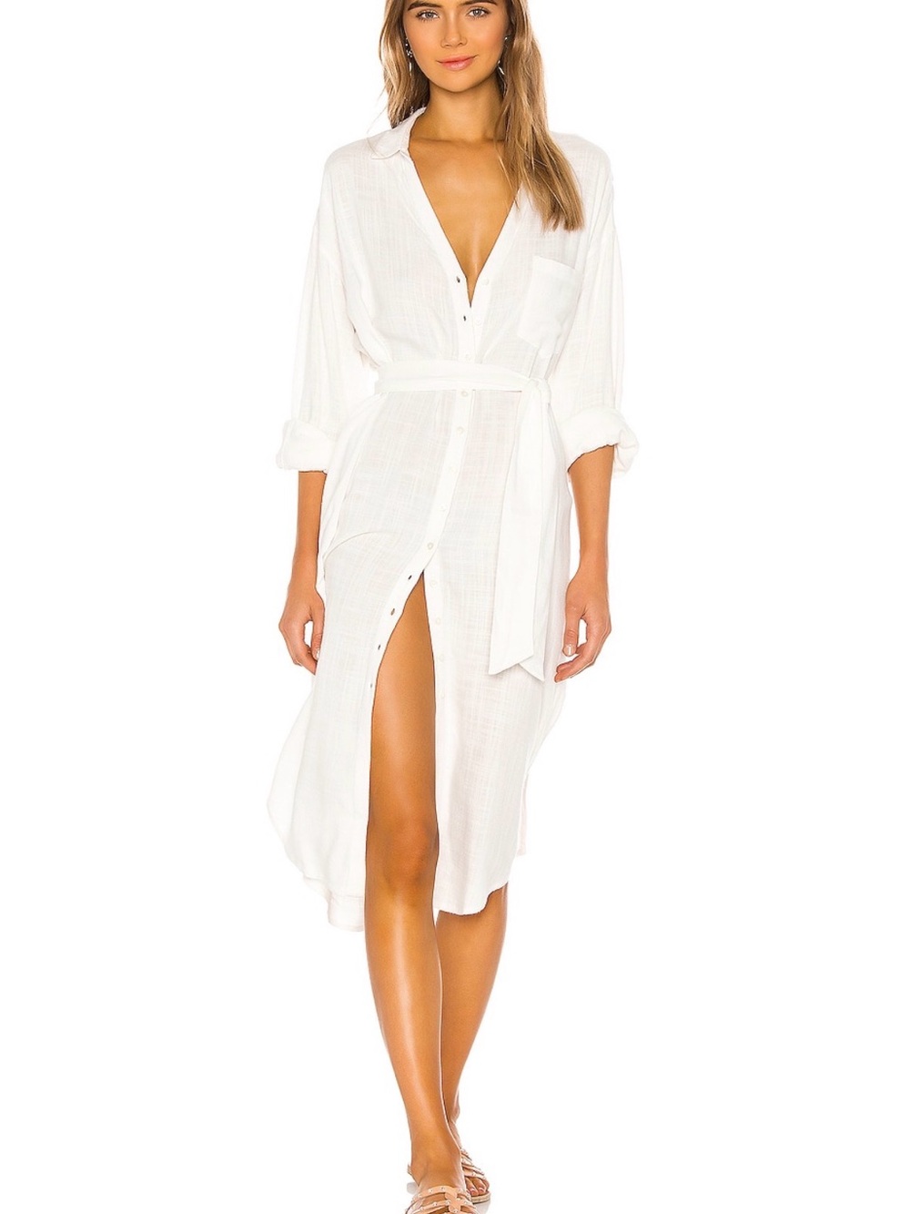 l*space Cream Barcelona Dress NWT